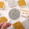 1.5-4mm High Quality Color-preserving Glass Rice Beads Diy Handmade Beading Accessories
