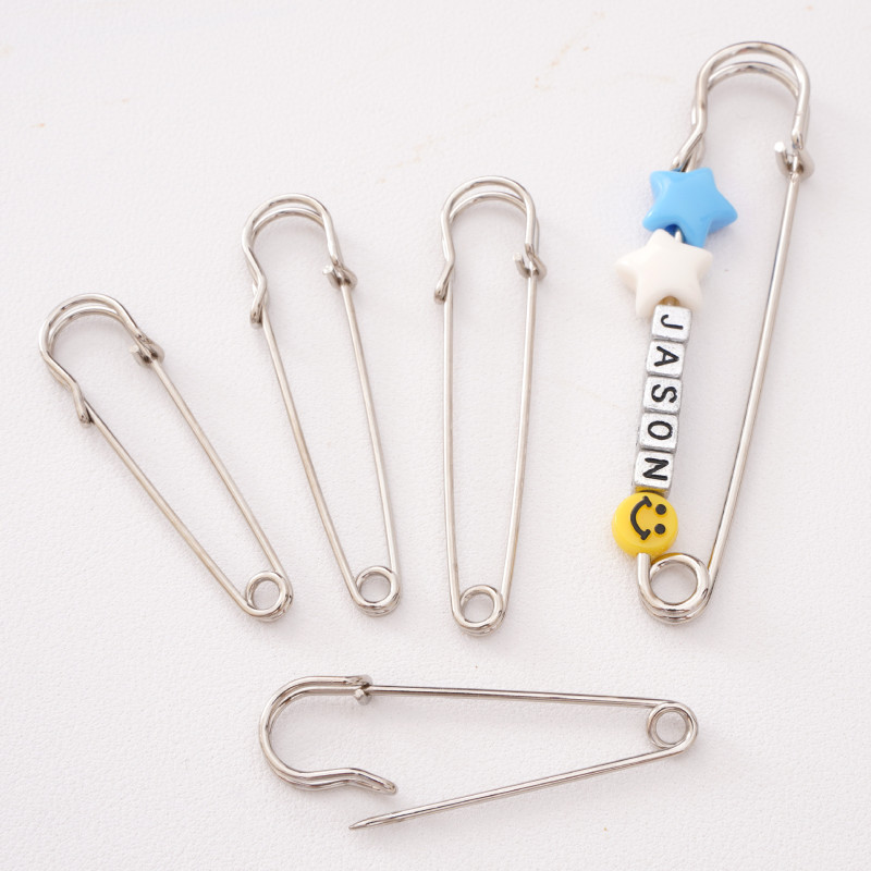 Thickened Iron Electroplated Large Pin Diy Hand-knitted Sweater and Mark Anti-disassembly