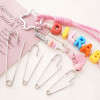 Thickened Iron Electroplated Large Pin Diy Hand-knitted Sweater and Mark Anti-disassembly