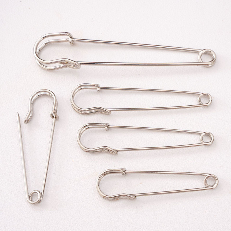Thickened Iron Electroplated Large Pin Diy Hand-knitted Sweater and Mark Anti-disassembly