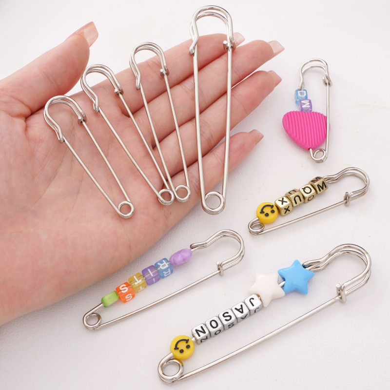 Thickened Iron Electroplated Large Pin Diy Hand-knitted Sweater and Mark Anti-disassembly