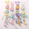 4mm Cotton Thread Segment Dyed Gradient Color Braided Rope, Handmade Diy Jewelry