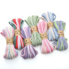 4mm Cotton Thread Segment Dyed Gradient Braided Rope Handmade Diy Accessories Jewelry