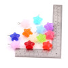23mm Candy Color Transparent Five-pointed Star Acrylic Pendant Accessories Diy Handmade