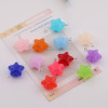 23mm Candy Color Transparent Five-pointed Star Acrylic Pendant Accessories Diy Handmade