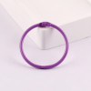 45mm Color Painted Metal Round Book Ring Buckle Open Keychain Loose-leaf Accessories