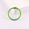 45mm Color Painted Metal Round Book Ring Buckle Open Keychain Loose-leaf Accessories