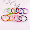 45mm Color Painted Metal Round Book Ring Buckle Open Keychain Loose-leaf Accessories