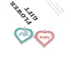 Simple English Letters Love Heart-shaped Alloy Hanging Pendant Diy Handmade Necklace
