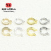 18k Gold-filled Color-protected Zirconium Pearl Necklace Universal Buckle Handmade Diy