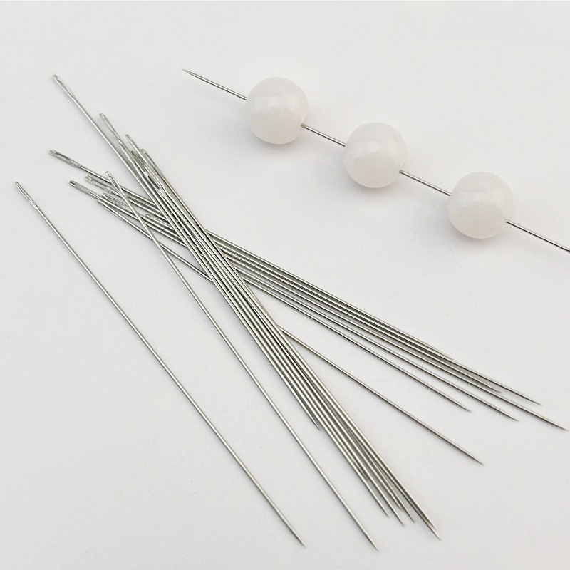 Beaded Steel Needle Beading Diy Jewelry Tools Sewing Embroidery Thread Handmade Long Hand
