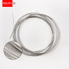 0.6mm Steel Wire Ultra-fine Plastic-coated Soft Bracelet Necklace Beaded Crystal Jewelry