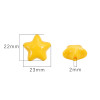 Colorful Acrylic Chubby Shiny Five-pointed Star Beads Bead Bracelets Handmade Diy Beaded