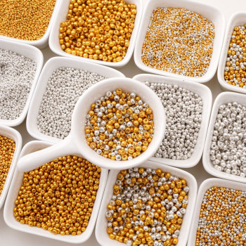 1.5-4mm High Quality Color-preserving Glass Rice Beads Diy Handmade Beading Accessories