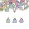 7-8mm Acrylic Imitation Pearl Lily of the Valley Four-petal Flower Loose Bead Pendant