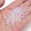 4mm Domestic Glass Frosted Aurora Rice Beads Loose Handmade Diy Bracelet Necklace Jewelry