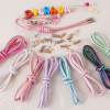 6mmpu Two-color Single-color Leather Rope Imitation Bracelet Handmade Diy Woven Jewelry
