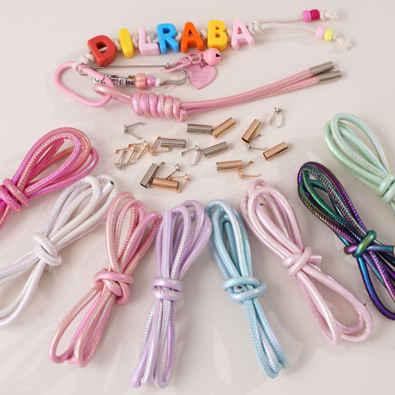 6mmpu Two-color Single-color Leather Rope Imitation Bracelet Handmade Diy Woven Jewelry