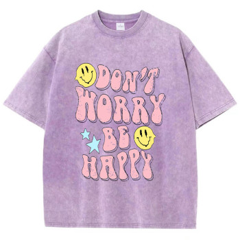 Cotton T, Bedontstreettshirtbreathable-happy'tshirtfemaleworry