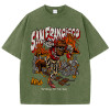 European Code American Washed Retro and Worn Out T-shirt for Men W