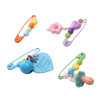 Iron Spray-painted Colorful Pins to Fix Clothing Tags, Multi-specification Brooches, Diy