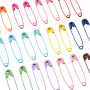 Iron Spray-painted Colorful Pins to Fix Clothing Tags, Multi-specification Brooches, Diy