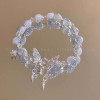 [running Volume] Mermaid Falls Fish Tail Tassel Butterfly Bracelet Women's High-end
