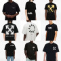 Cotton T25 Brand Printed Spring and Summer Short-sleeved Loose Pullover T-shirt