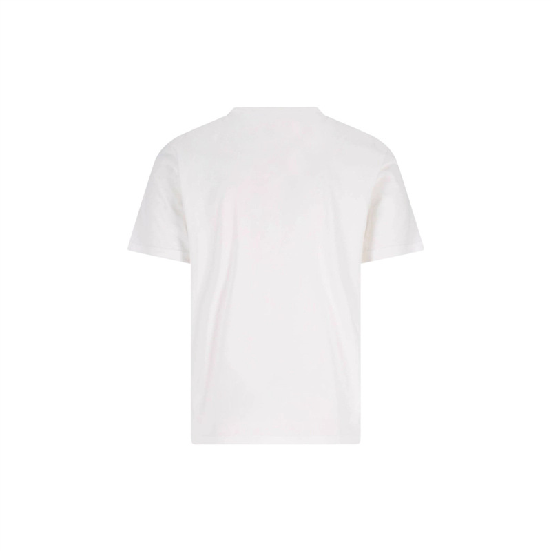 Loose Pullover Top with Printed Letters Versatile Men's Short-sleeve Summer T-shirt High