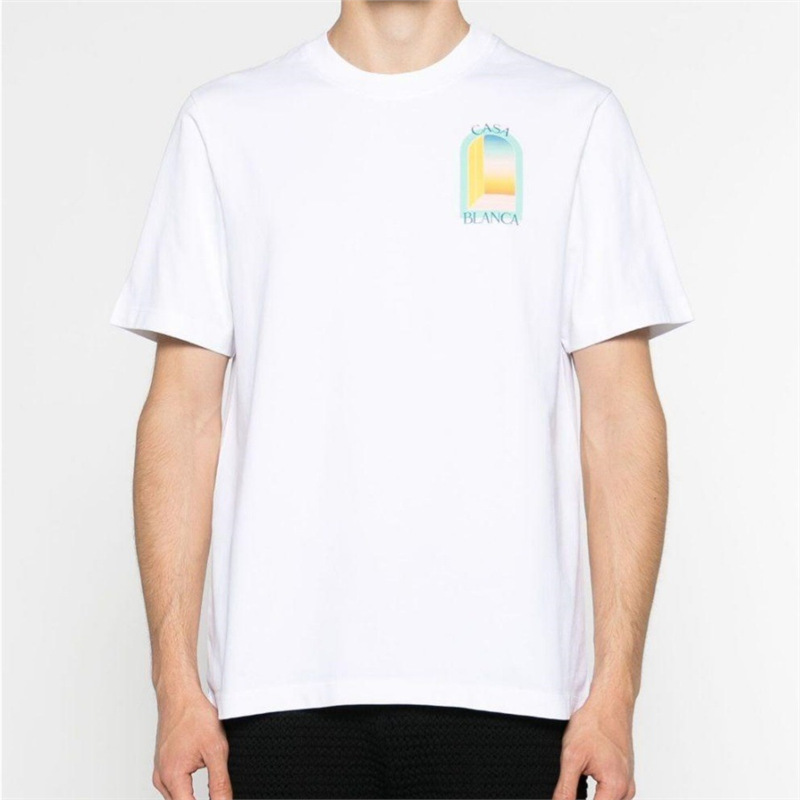 Cotton T Pullover Top T-shirt Letter Spring and Summer Loose Logo25 Pattern Printed