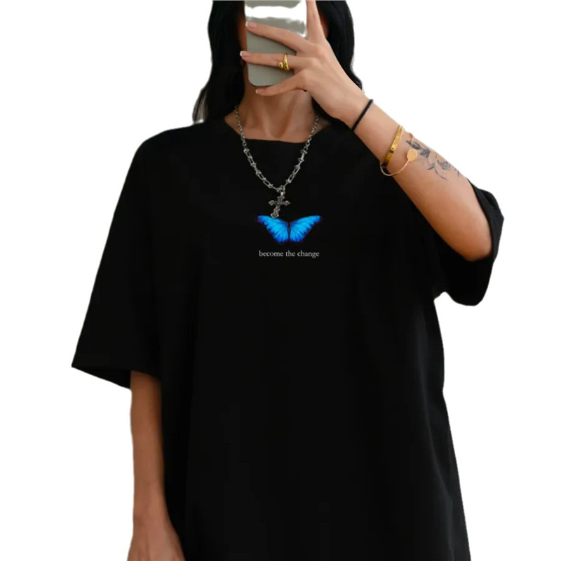 Specially Designed for 2025 New Casual Printed Short-sleeved Women's Spring Women's