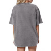 Ouma New York Brooklyn Letter Printed Washed T-shirts Wom