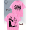 Ouma, Printsideddualcottonteeclownsoftghostmanehalloween