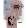 Ouma, Printsideddualcottonteeclownsoftghostmanehalloween