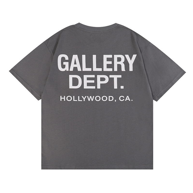 Letter High Street T-shirt Noeast Couple Logo Gallery Brand Men's and Women's
