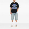 T-shirt Men's Tops Basic New Summer Loose Versatile Round Neck Printed Short-sleeved