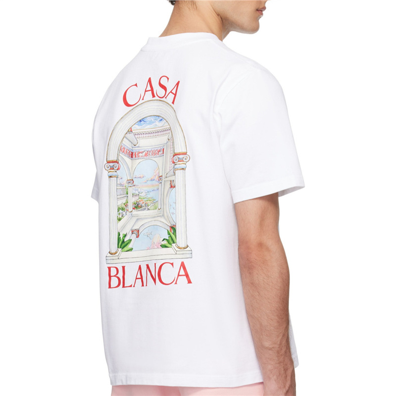 Specially Designed for Round Neck Spring and Summer Printed Tops, Trendyy and Versatile