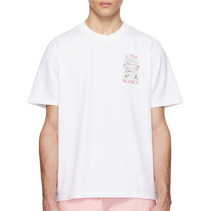 Specially Designed for Round Neck Spring and Summer Printed Tops, Trendyy and Versatile