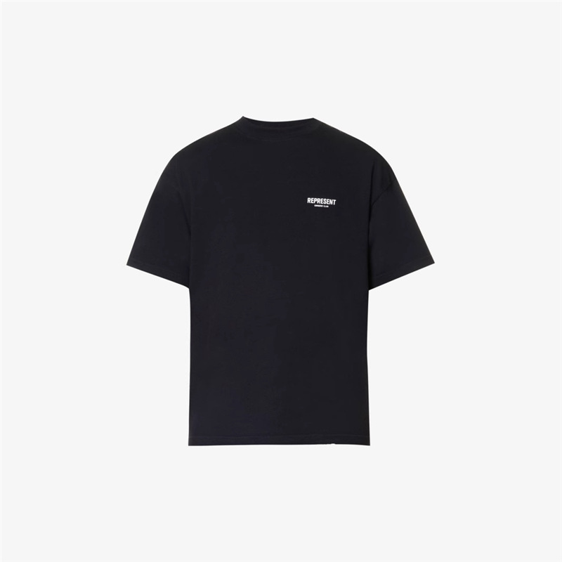 Cotton Tt Shirt Top High Quality Short-sleeved Printed Logo Letters Casual American New