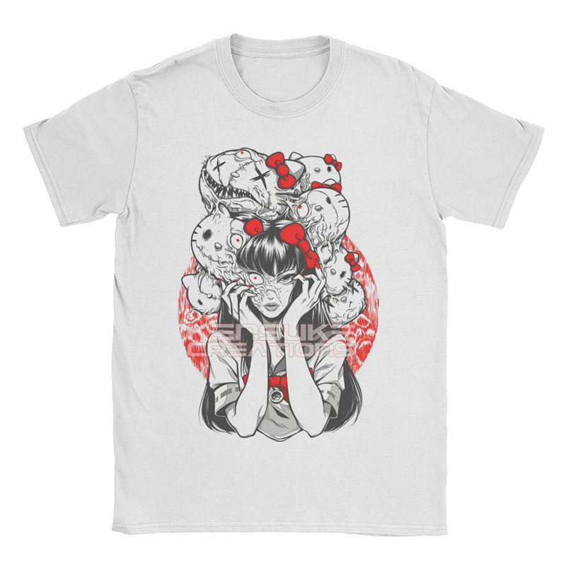 European Code Junji-itos Tomie X Hello Kitty Merch Unisex T Shirt