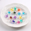 Symphony Acrylic Transparent Bead-in-bead Love Heart-shaped Pendant Diy Handmade Necklace