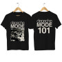 Cotton T2025 Men Women T Shirt Casual Depeche Negative Skull