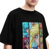 Cartoon Sailors Moons T Shirt for Men Women 100% Cot
