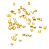 14k Gold-coated Positioning Beads Handmade Diy Jewelry Accessories Material Steel Wire