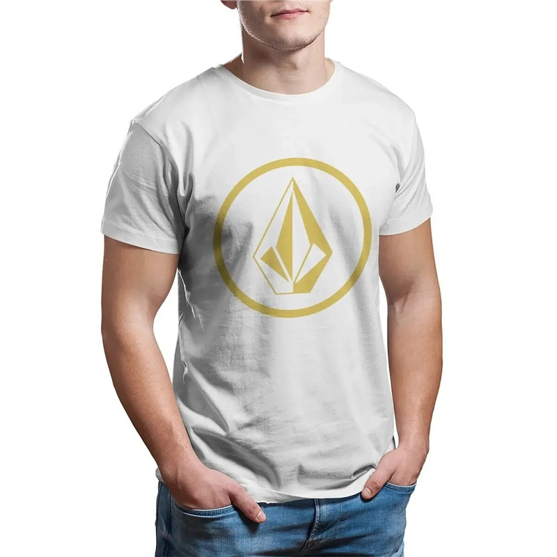 Specially Designed for T'shirts Mencottonsimplelogosgold
