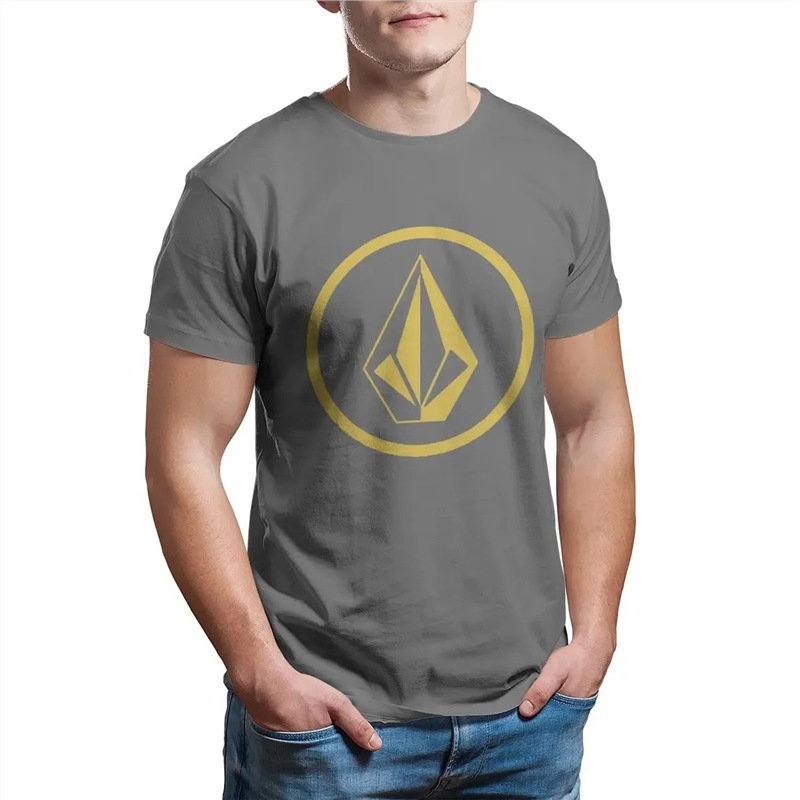 Specially Designed for T'shirts Mencottonsimplelogosgold