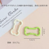 Colored Small Bone Painted Spring Buckle Keychain Pet Jewelry Accessories Diy Handmade