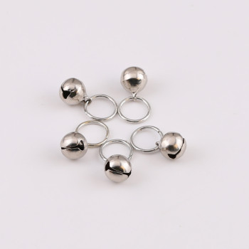 10mm Stainless Steel Bell Ring Pendant Diy Handmade Bracelet Jewelry Accessories Materials