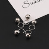 10mm Stainless Steel Bell Ring Pendant Diy Handmade Bracelet Jewelry Accessories Materials