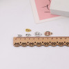Double-sided Lucky Charm Pendant Alloy Diy Handmade Bracelet Small Keychain Accessories